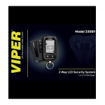 VIPER 3308V Συναγερμός Αυτοκινήτου 2-Way με 2 Χειριστήρια