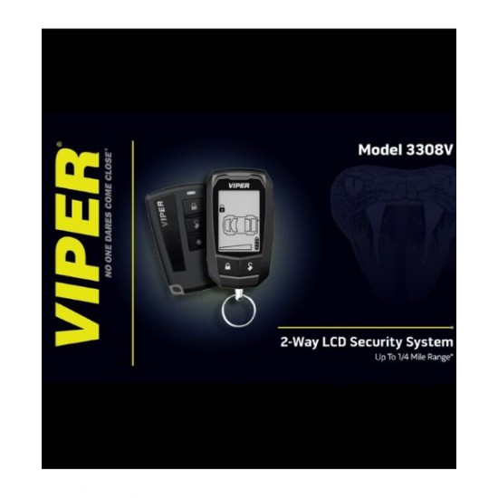 VIPER 3308V Συναγερμός Αυτοκινήτου 2-Way με 2 Χειριστήρια