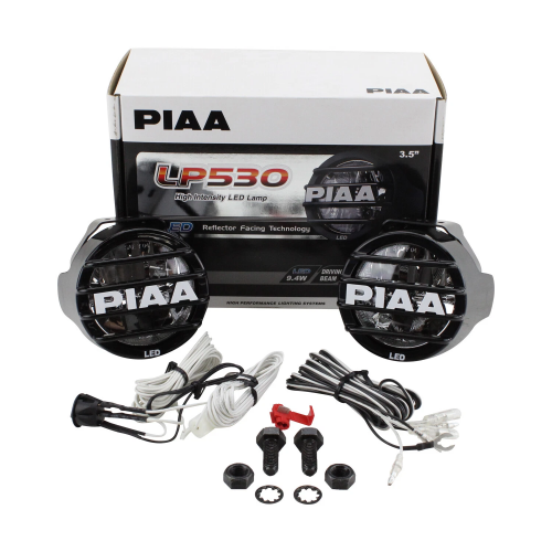 piaa DK535BG LP530 3.5" Round lamp kit 9W / 440lm per lamp / 6000K White Driving Beam