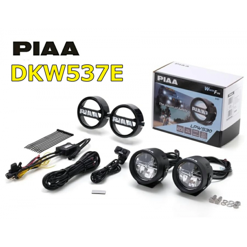 piaa DKW537E LPW530 3.5" Round lamp kit 20W / 2500lm per lamp 2500KWhite Fog Beam ECE Certified