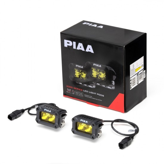 piaa DKCL204 2000 Series Pod lamp kit 9W / 1200lm per lamp 2500KSpot Beam