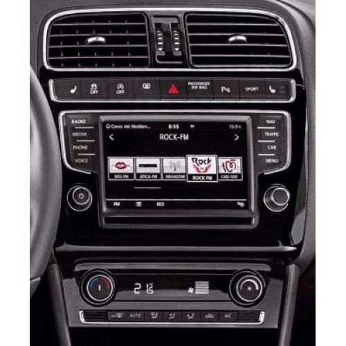 Πρόσοψη Vw Polo '14> (Γυαλιστερό Μαύρο)