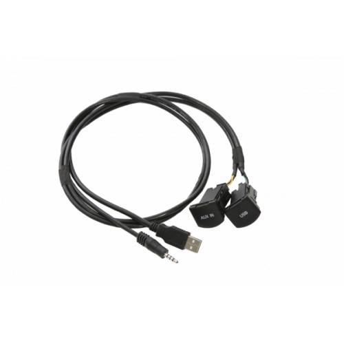 Προέκταση Usb και Aux με ειδικό κούμπωμα για Vw polo 2014>
