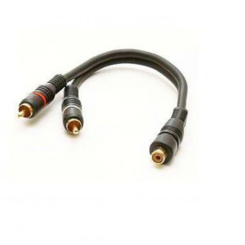 Y-Καλώδιο RCA (1 θηλυκό - 2 αρσενικά)