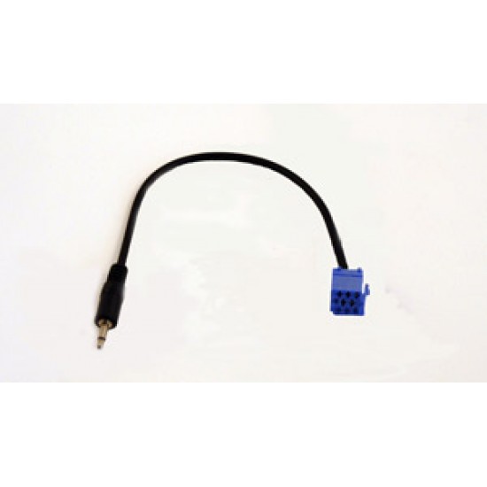 Male jack stereo 3,5-Mini iso (Blue) Alfa romeo-Fiat-Lancia Aux-in