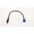 Male jack stereo 3,5-Mini iso (Blue) Alfa romeo-Fiat-Lancia Aux-in