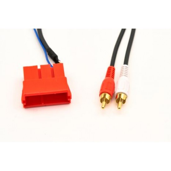 Line out adapter 2 rca to mini iso