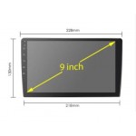 Πρόσοψη για τάμπλετ  9" / 230:220 x 130 mm Honda Jazz '02-'08 (Manual AirCondition)