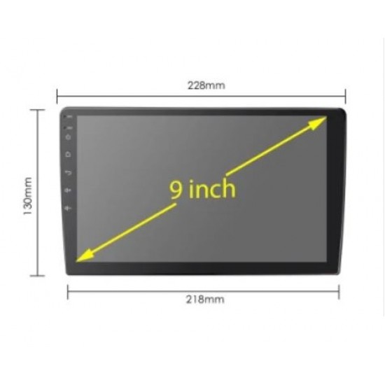 Πρόσοψη για τάμπλετ  9" / 230:220 x 130 mm Honda Jazz '02-'08 (Manual AirCondition)