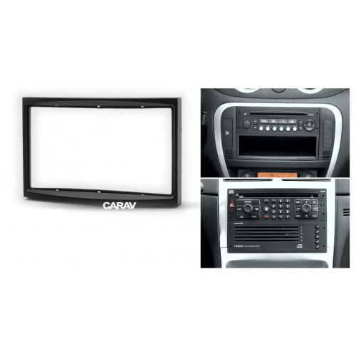 Πρόσοψη Peugeot, Citroen, Fiat (2 DIN / 173 x 98 mm / 178 x 102 mm)